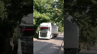 Scania SACOMANI automobile concessiontrailer trucker camionnage trucking trailering truck [upl. by Nawj]