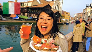 Eating EVERY Street Food in Venice Italy 🇮🇹 [upl. by Barfuss]