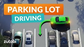 Parking Lot Driving How to Park in a Parking Lot  Driving Tips [upl. by Allekim212]