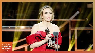 Jodie Comer wins Best Actress  Olivier Awards 2023 with Mastercard [upl. by Airasor]