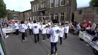 Whit Friday 2014 Neo Brass Band at Delph 22 [upl. by Eilahtan444]