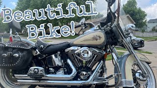 Evo Softail gets an EV27 and Super E Carb [upl. by Noraed]