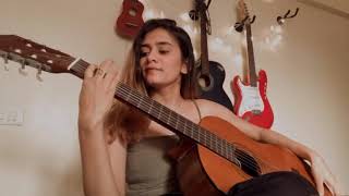 GULABI AANKHEN percussive fingerstyle short cover  Mihika Sansare [upl. by Sherar]