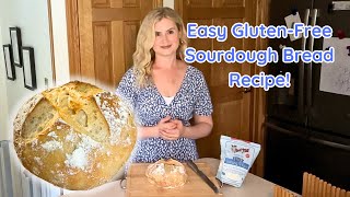 Easy GlutenFree Sourdough Bread Recipe [upl. by Madda]