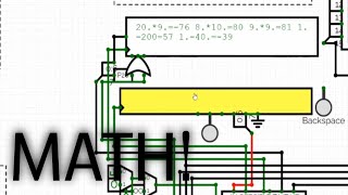 Full MATH on my 8bit CPU [upl. by Nahgrom985]