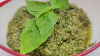 pesto alla genovese 📌pronto in soli 5 min 😁 [upl. by Nnylcaj]