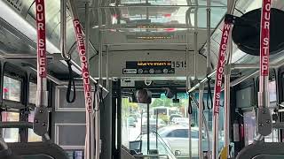 AC Transit Gillig 1515 On Route 676 [upl. by Essyla]