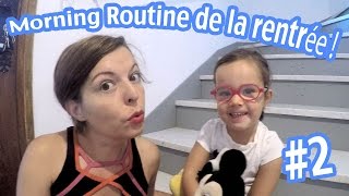 BACK TO SCHOOL 2016  Morning Routine de la rentrée des classes  Partie2 [upl. by Kitchen349]