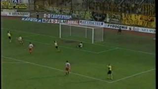 aek vs olympiakos 12 199394 [upl. by Sikram]