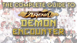 ALL SHIKIGAMI POWEREDUP ABILITIES IN DEMON ENCOUNTER  Onmyoji Arena [upl. by Luz513]