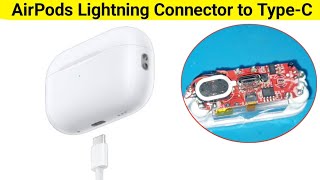 How to Convert Clone AirPods Lightning Connector to TypeC  Simple Earbuds Modification [upl. by Hgieloj423]