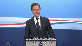 Inleidend statement van MP Rutte van 14 juli 2023 [upl. by Colene]