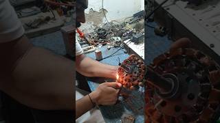 Ceiling fan connection  ceiling fan wiring  ceiling fan coil  Part 2 ceilingfan shortvideo [upl. by Lennor255]