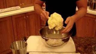 How to Hand Stretch Fresh Mozzarella Cheese [upl. by Russom134]