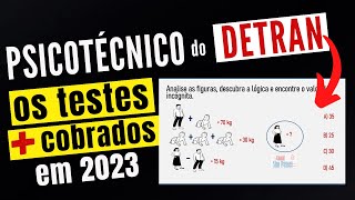 PSICOTECNICO DETRAN 2023 – Testes de atenção  Exames psicológicos  Avaliação Psicológica Detran [upl. by Aerbma]