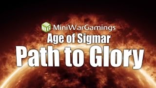 Khorne vs Tzeentch Age of Sigmar Path to Glory Game 3 [upl. by Ramej]