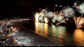 Copacabana Fireworks  New Year 2014  Reveillon  Rio de Janeiro  Fogos ano novo [upl. by Maon]