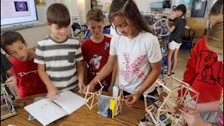 Fourth graders learn life lessons while engineering a Ferris wheel 🎡 [upl. by Eilime875]