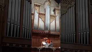 Young organist Sean Weatherley plays Raffys Toccata organ [upl. by Karp229]