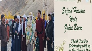 Sajjad Hussain Weds Zahra Banoo  Marriage Ceremony At Gongma Tambis  Kargil Ladakh 18102024 [upl. by Neztnaj763]