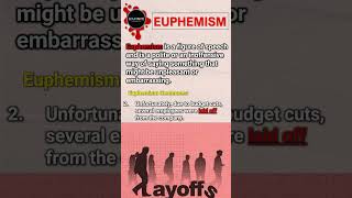 What is EUPHEMISM🤔Why is it used Learn with examples shortsyoutube euphemism literarydevices [upl. by Chor]