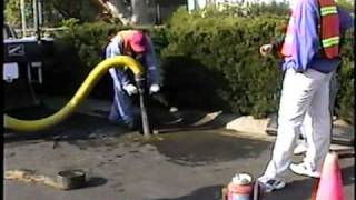 Potholing with Pacific Tek Vacuum Excavator Power Vac and a 416 inch Core Drill [upl. by Alya]