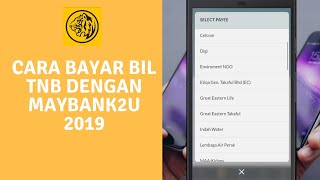 Cara Buat Bill Payment Dengan Maybank2u  Bayar Bil TNB Astro dan Lainlain [upl. by Noskcire]