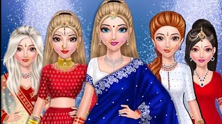 Indian wedding dressup makeupmakeup dressup gameStylishGamerr Android gameplaygirl games [upl. by Obe241]