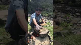 I Tried 8 Camping Cooking Techniques campfirecooking nature wildcamping shorts shortsfeed [upl. by Ram]