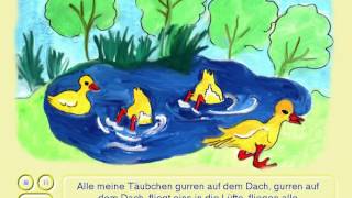 Alle meine Entchen  Kinderlieder Karaoke [upl. by Konstanze477]