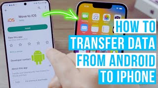 How to TRANSFER DATA FROM ANDROID TO IPHONE wirelessly [upl. by Mill308]