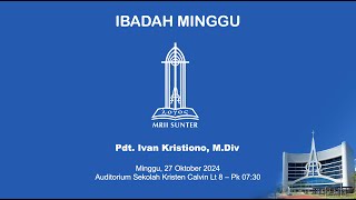 Kebaktian Umum MRII Sunter 27 Oktober 2024 Bersama Pdt Ivan Kristiono MDiv [upl. by Dimo]