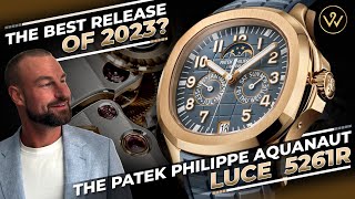 COULD THIS BE the BEST RELEASE of 2023 The Patek Philippe Aquanaut Luce 5261R  Official Watches [upl. by Sherurd]