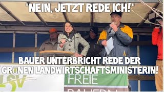 BAUER 🚜 unterbricht Rede GRÜNE Agrarministerin Staudte Niedersachsen BAUERNPROTEST Hannover Landtag [upl. by Feeley150]