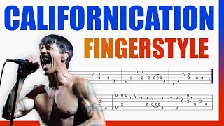 Californication  Red Hot Chili Peppers  TAB Fingerstyle for Guitar [upl. by Mackenie]