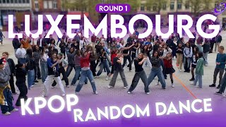 4K  KPOP IN PUBLIC KPOP RANDOM DANCE IN LUXEMBOURG  LaVie Crew [upl. by Christmann648]