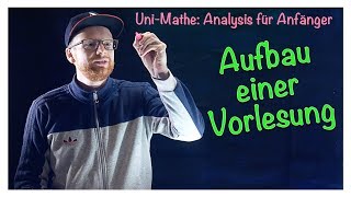 11 Aufbau einer Vorlesung  Analysis für Anfänger Grundlagen Teil 1 [upl. by Molton]