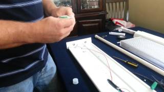 How to wire 4ft led lights [upl. by Gawlas]