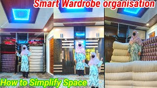 How To Simplify Your Space  Smart Wardrobe Organisation  How to Organise Wardrobe [upl. by Darius]