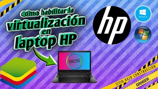 como activar la virtualización en PC HP windows 10 [upl. by Anisamot]