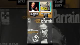 Love Theme From “The Godfather” 1972 vs Nino Rota amp Franco Ferrara “Titoli” 1957 [upl. by Melitta]