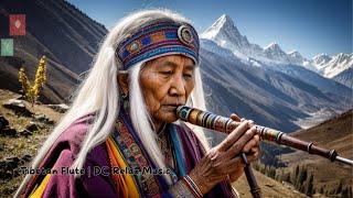 Tibetan Flute Music Flute and tibetan bowls deep meditation remove negative energy healing flute [upl. by Nahtanoj]