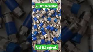 coaxial cable connector how to install  Dth cable connector  Rg6 connector installation [upl. by Niliram20]