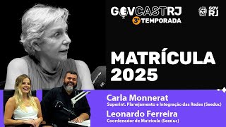 Matrícula 2025  GovCast RJ [upl. by Rey]