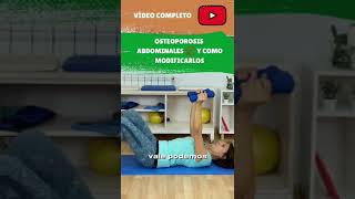 Abdominales 🚫 con OSTEOPOROSIS y como modificarlos [upl. by Wilone47]