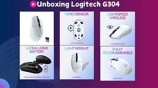 Unboxing  Logitech G304 LIGHTSPEED Wireless Gaming Mouse  nazeertech [upl. by Ynaffets]