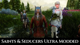 Saints and Seducers DLC ULTRA MODDED Complete Playthrough  Skyrim Anniversary Edition 2022 [upl. by Ativad]