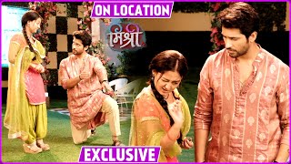 Mishri On Location Mishri Raghav Ki Nok Jhok Mishri Raghav Aaye Ek Dusre Ke Kareeb [upl. by Llenil865]