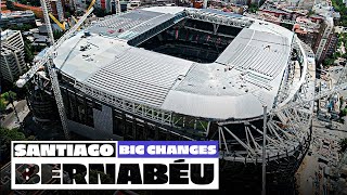 The SPECTACULAR BEAM at the new Santiago Bernabéu stadium  Real Madrid [upl. by Albertine]