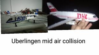 Uberlingen mid air collision Bashkirian airlines flight 2937 dhl flight 611  cardboard crash [upl. by Mcdowell]